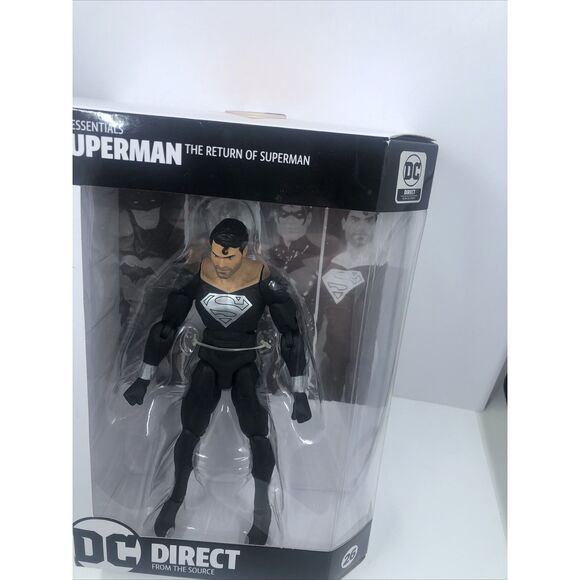 Superman DC Direct Essentials Black Costume #26 : Return of Superman Figure 6" - Picture 1 of 16
